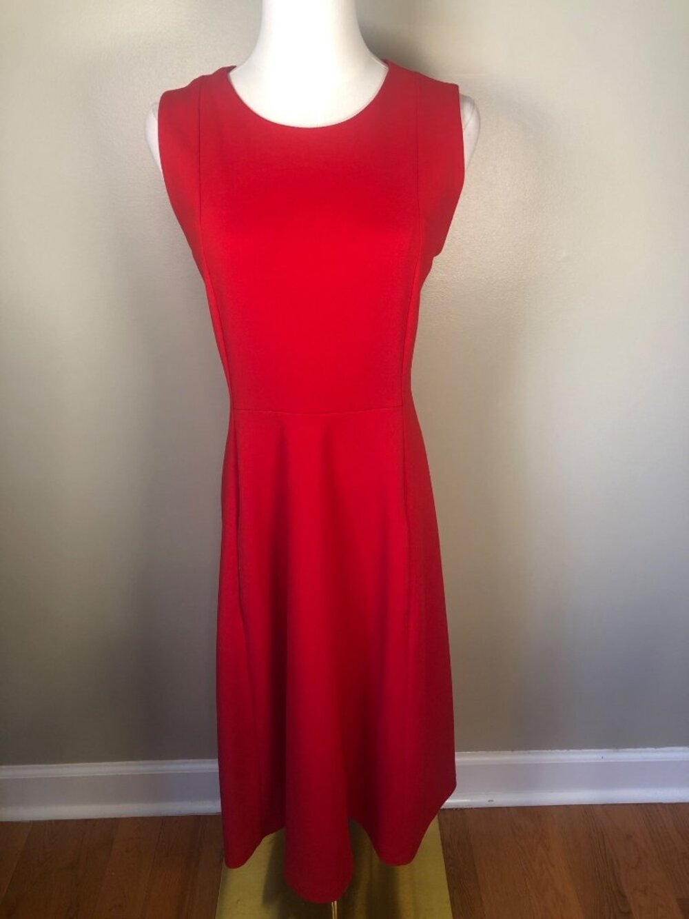 Liz Claiborne Sleeveless Fit & Flare Red Dress Size 8